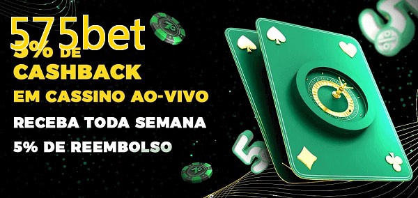 Promoções do cassino ao Vivo 575bet